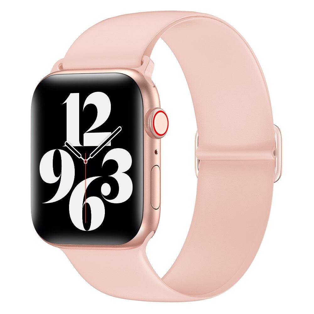 Bracelet extensible en silicone Apple Watch SE 40mm rose