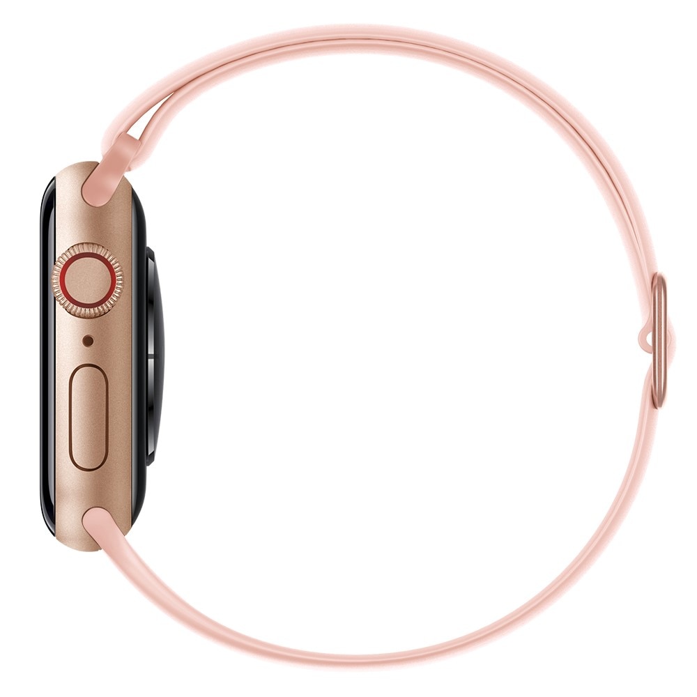 Bracelet extensible en silicone Apple Watch SE 40mm rose