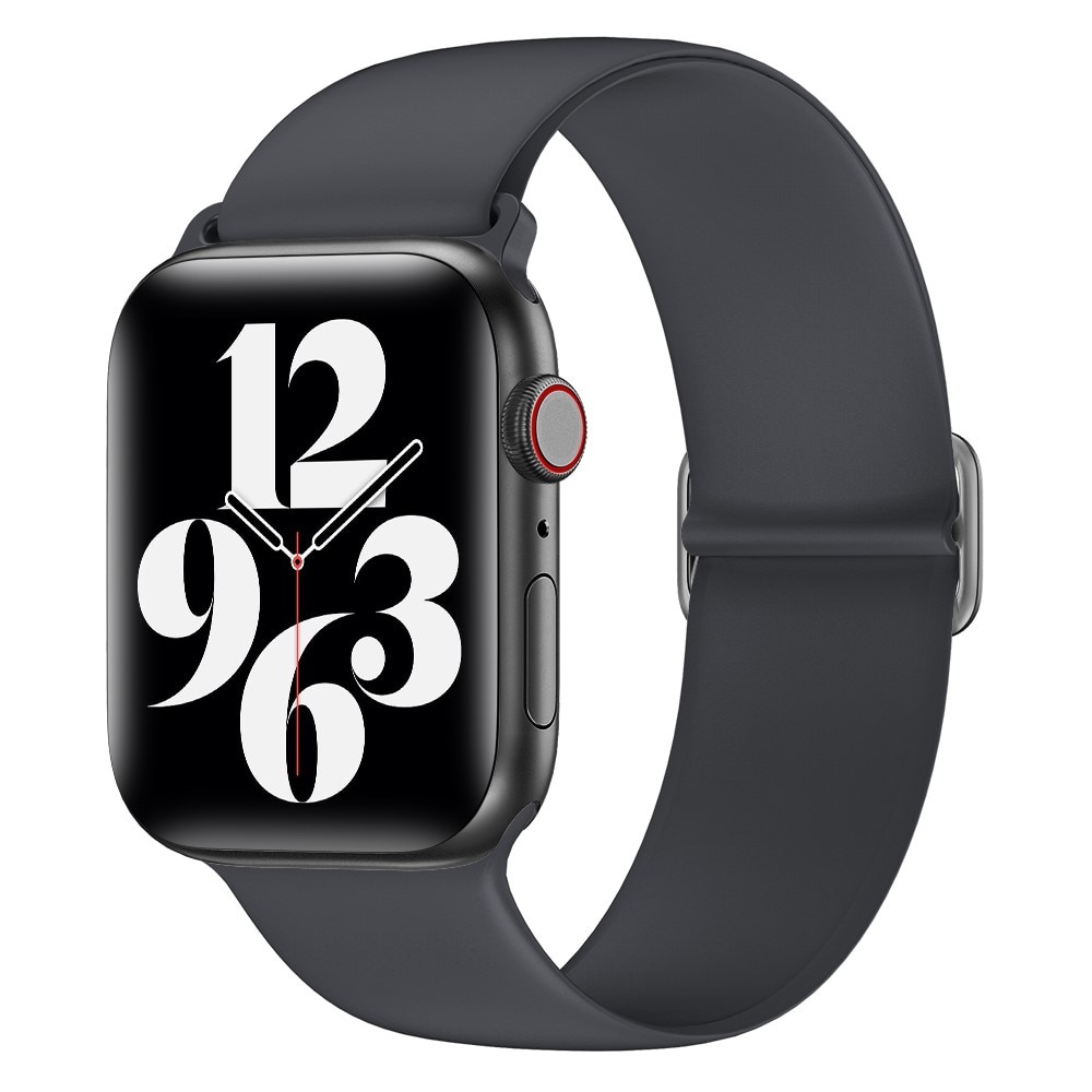 Bracelet extensible en silicone Apple Watch Ultra 49 mm Gris