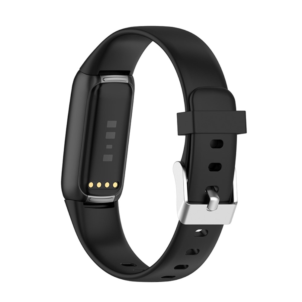 Bracelet en silicone pour Fitbit Luxe, Noir