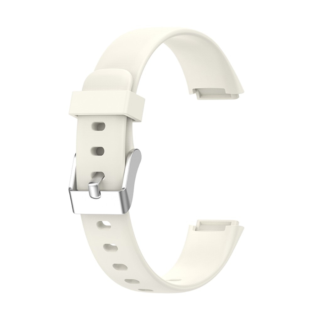 Bracelet en silicone pour Fitbit Luxe, Blanc
