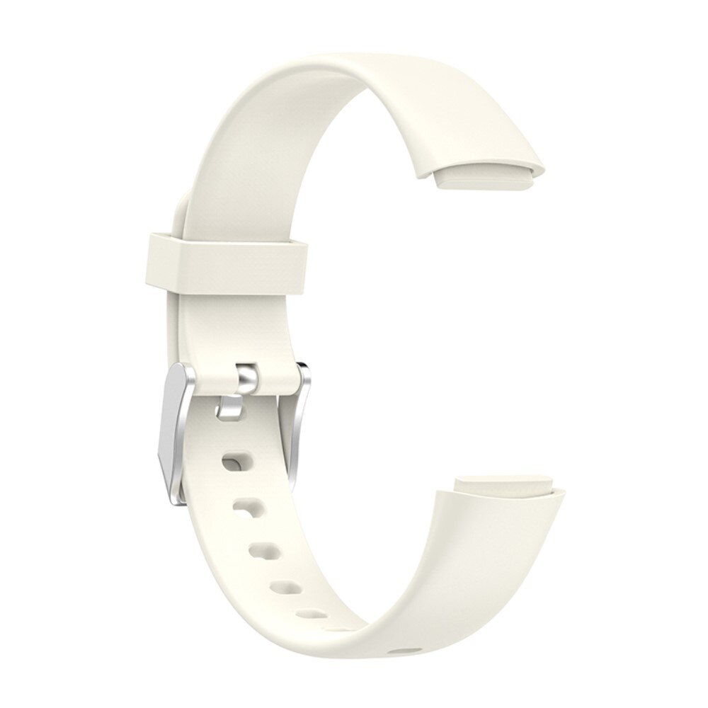 Bracelet en silicone pour Fitbit Luxe, Blanc