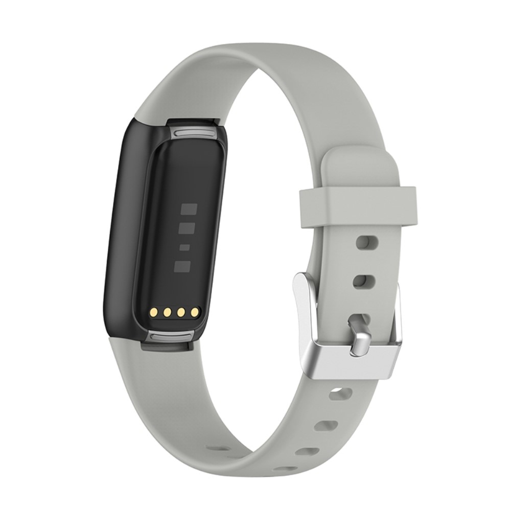 Bracelet en silicone pour Fitbit Luxe, gris