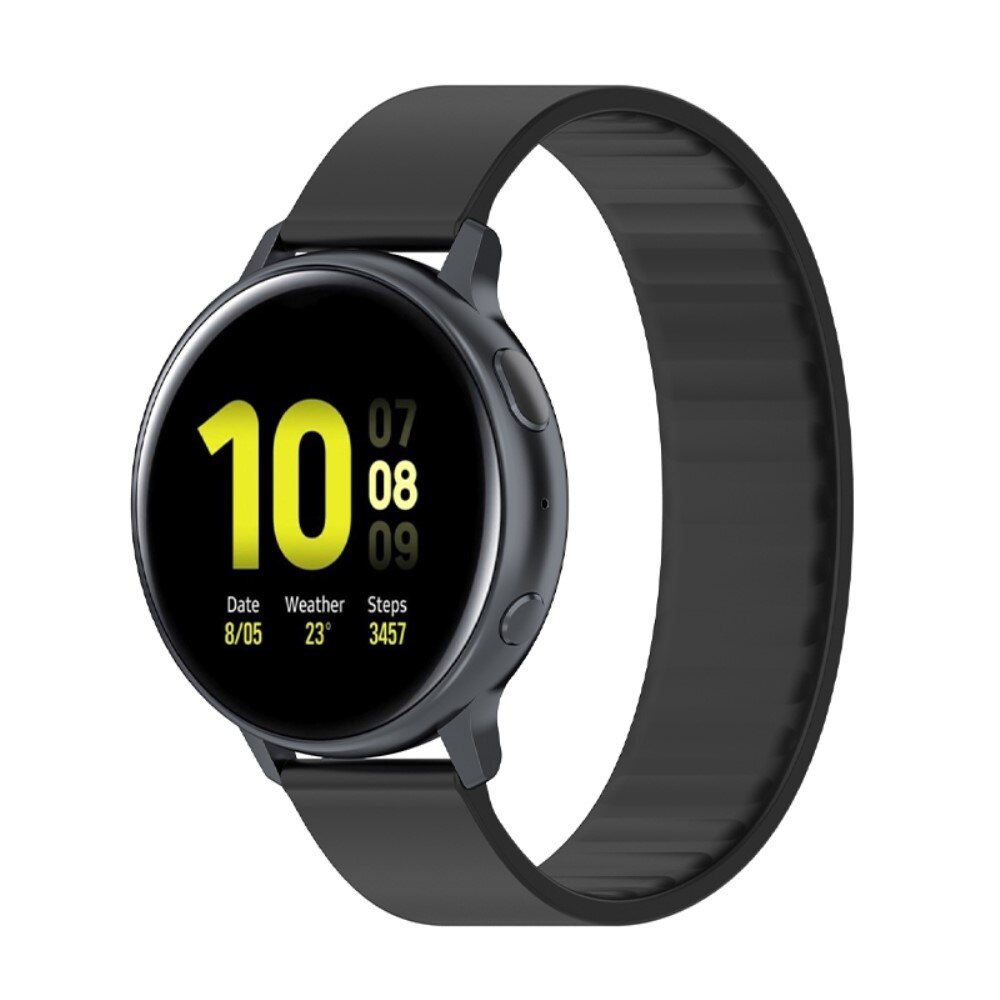 Bracelet extensible en silicone Garmin Vivomove Sport, noir