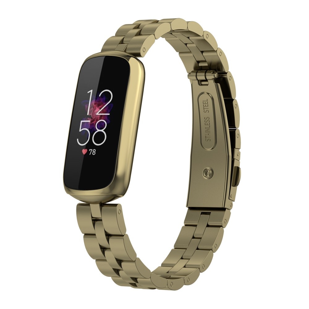 Bracelet en métal Fitbit Luxe Or