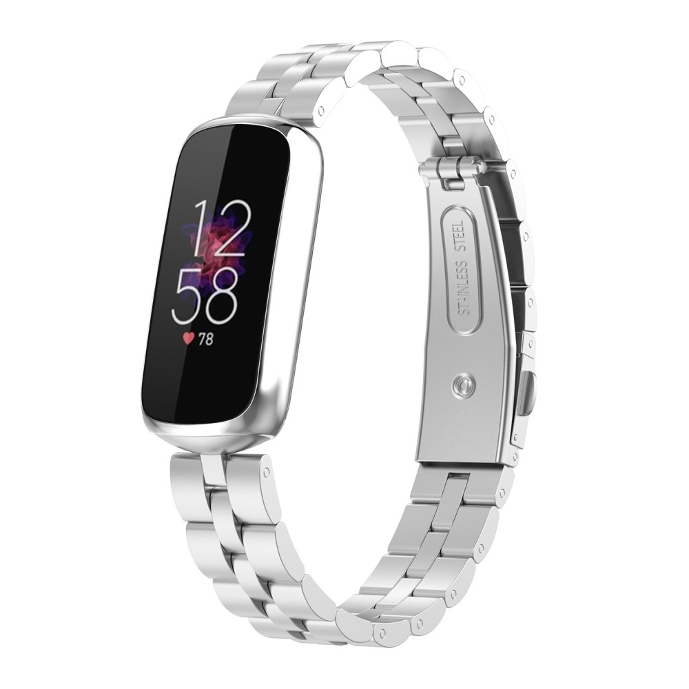 Bracelet en métal Fitbit Luxe Argent