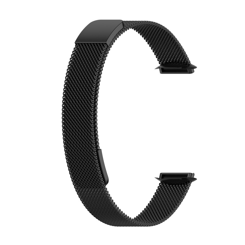 Bracelet milanais pour Fitbit Luxe, Noir
