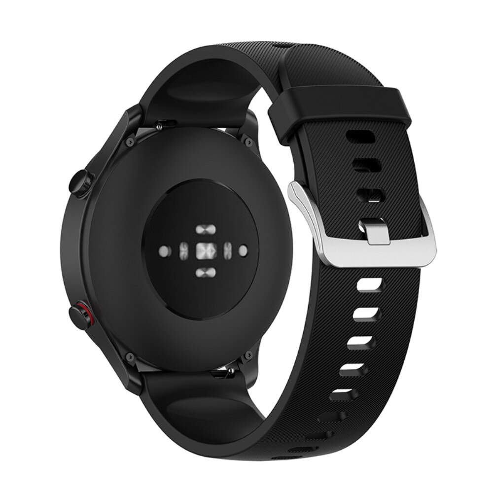 Bracelet en silicone pour Xiaomi Mi Watch, Noir
