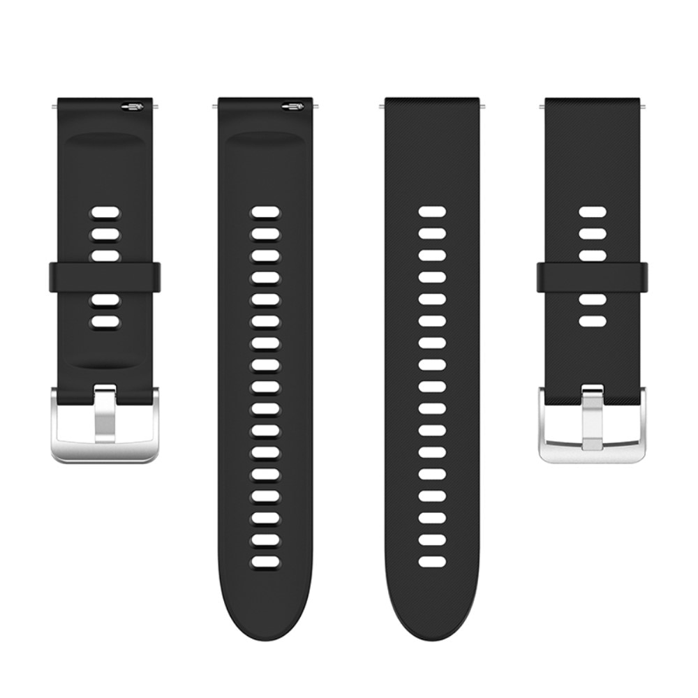 Bracelet en silicone pour Xiaomi Mi Watch, noir