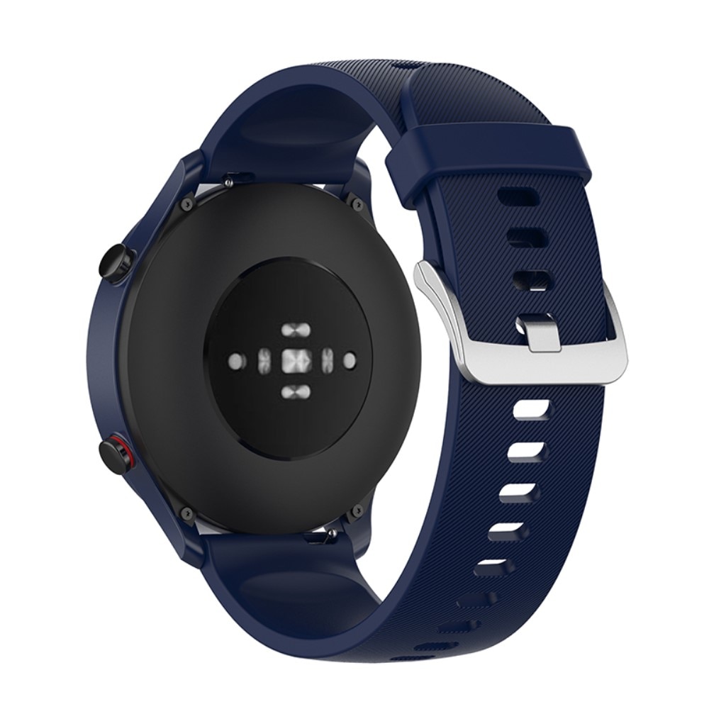 Bracelet en silicone pour Xiaomi Mi Watch, bleu