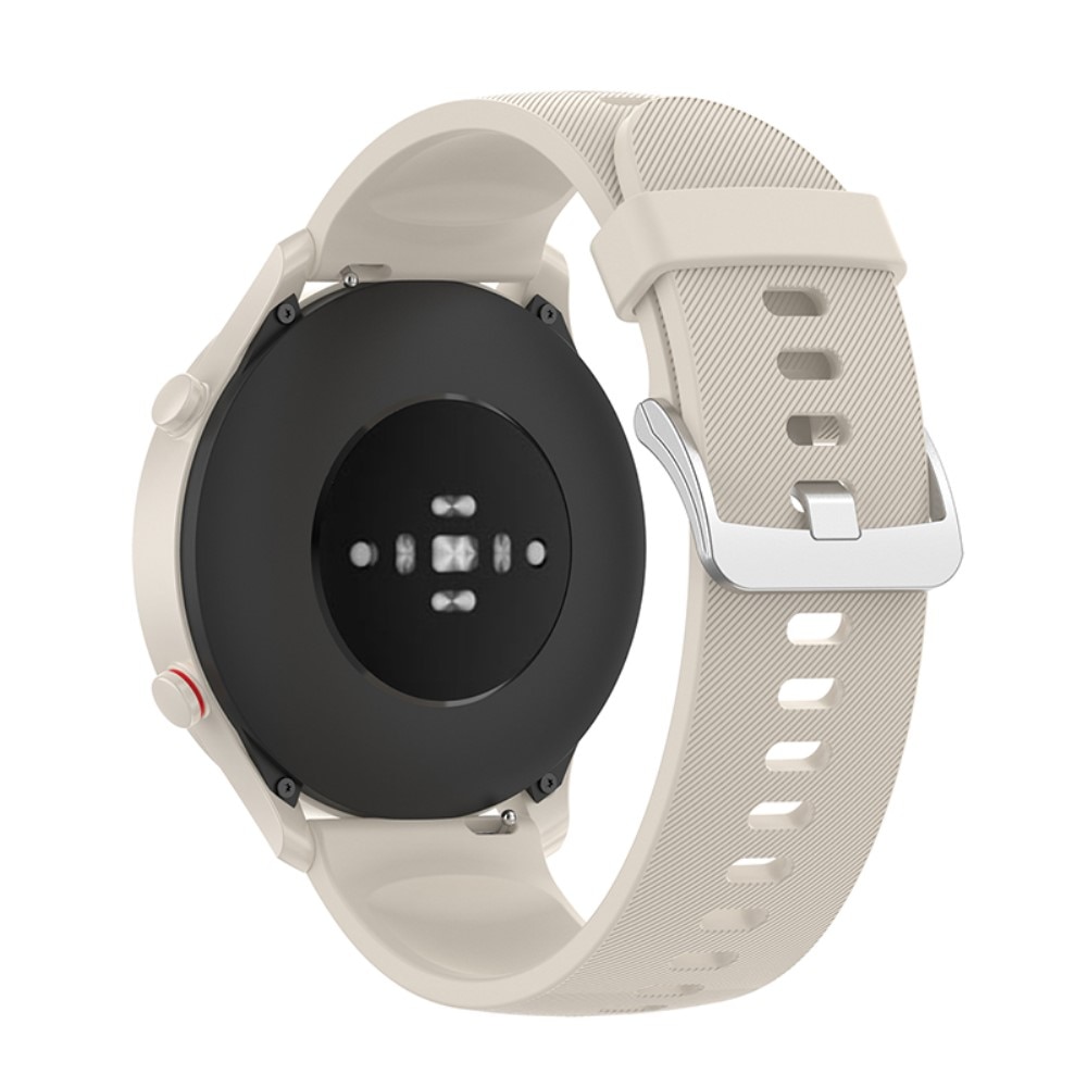 Bracelet en silicone pour Xiaomi Mi Watch, beige