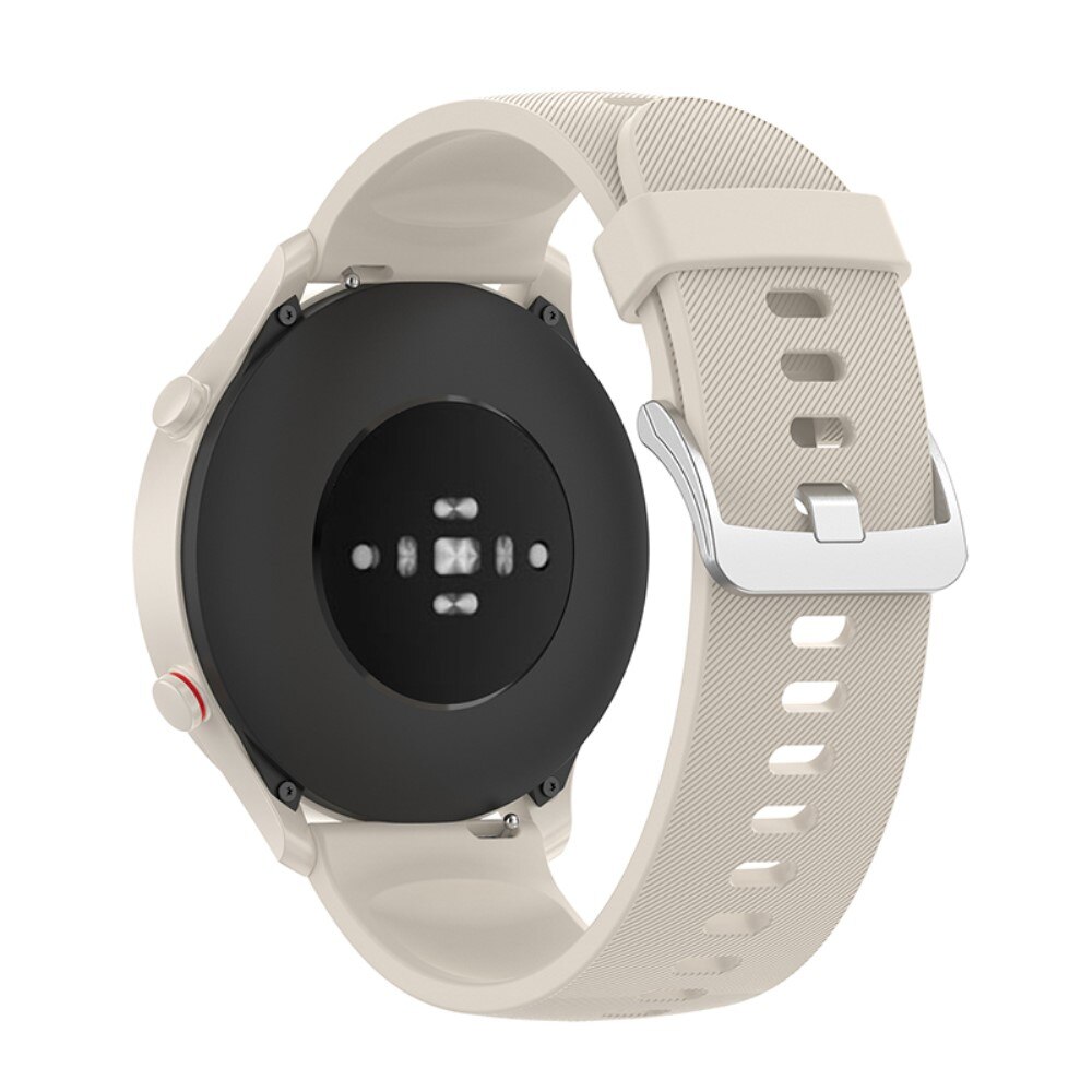 Bracelet en silicone pour Xiaomi Mi Watch, Beige