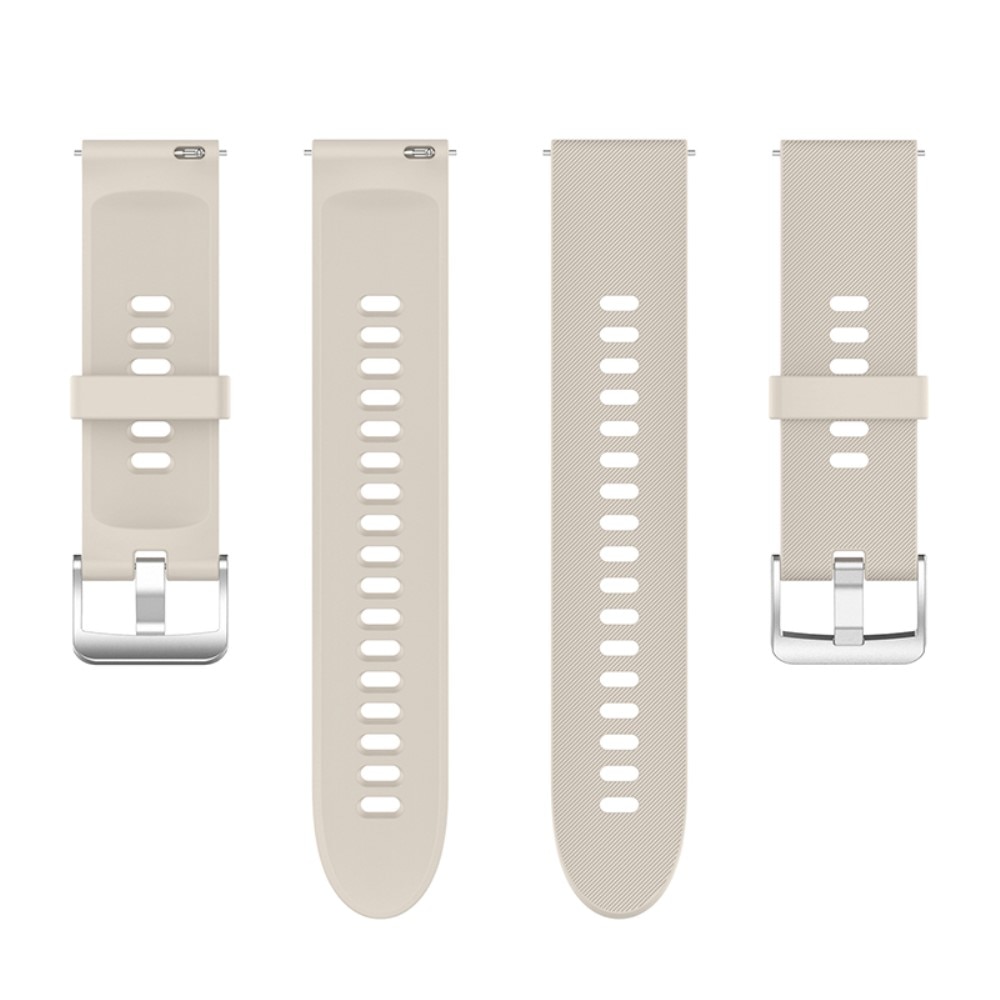 Bracelet en silicone pour Xiaomi Mi Watch, beige