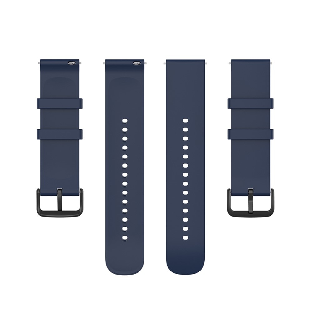 Bracelet en silicone pour Universal 22mm, bleu