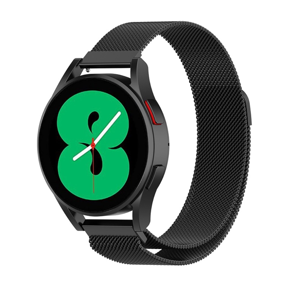 Bracelet milanais pour Samsung Galaxy Watch 5 40mm, Noir