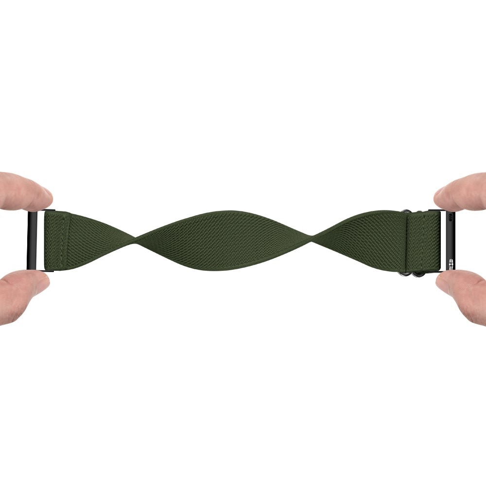Bracelet extensible en nylon Universal 22mm, vert