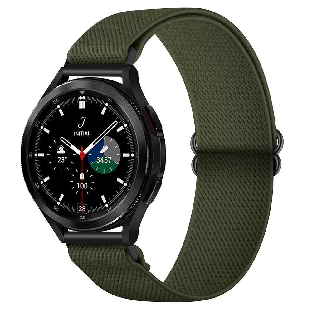 Bracelet extensible en nylon Samsung Galaxy Watch 5 Pro vert foncé