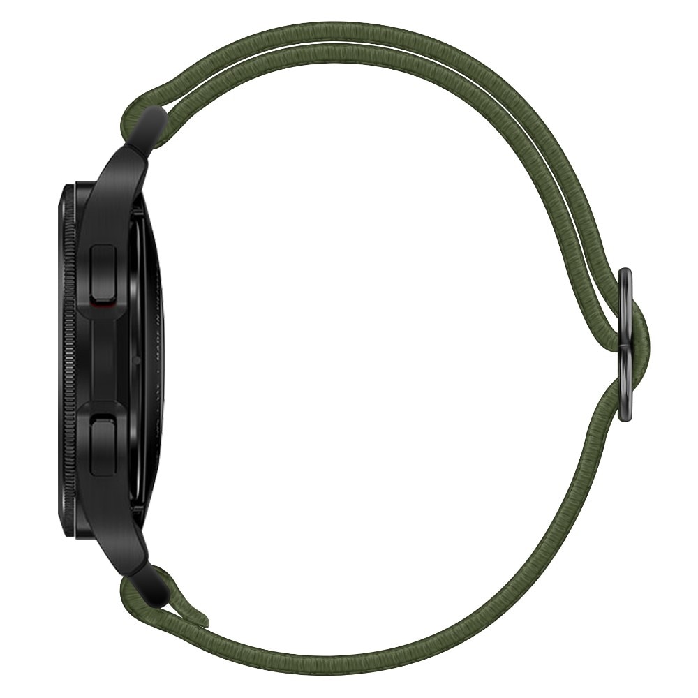 Bracelet extensible en nylon Samsung Galaxy Watch 4 40mm vert foncé