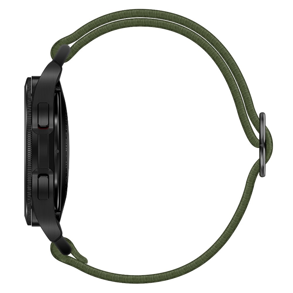 Bracelet extensible en nylon Garmin Vivoactive 6, Vert foncé