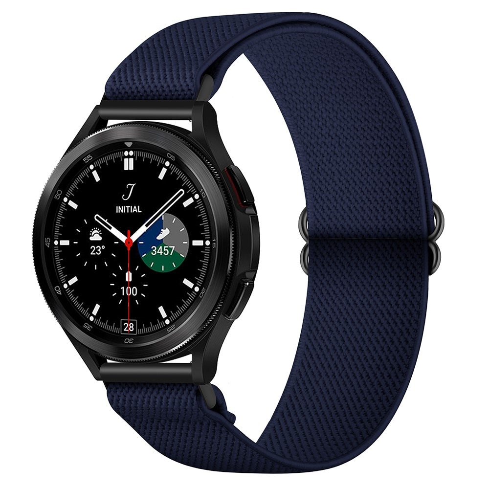 Bracelet extensible en nylon Samsung Galaxy Watch 5 Pro bleu foncé