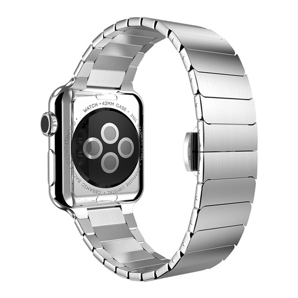 Bracelet mailllon Apple Watch Ultra 49mm, argent