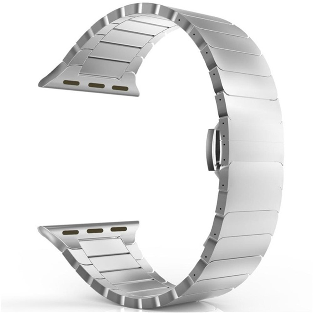 Bracelet mailllon Apple Watch Ultra 49mm, argent