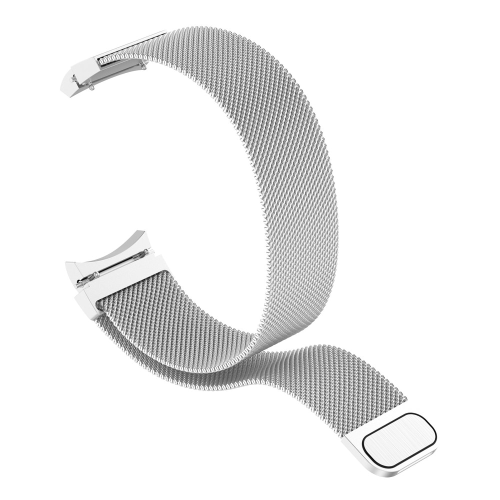 Bracelet milanais Full Fit Samsung Galaxy Watch 6 Classic 47mm, argent