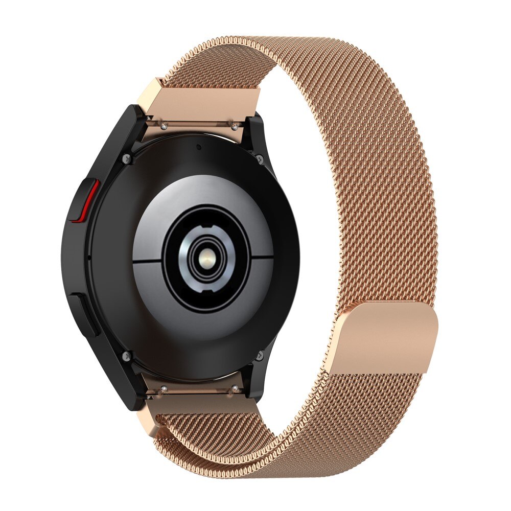 Bracelet milanais Full Fit Samsung Galaxy Watch 6 Classic 43mm, or rose