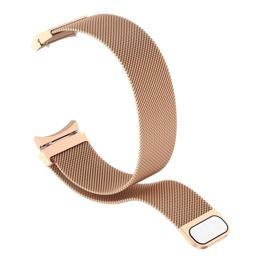 Bracelet milanais Full Fit Samsung Galaxy Watch 4 40mm, Or rose