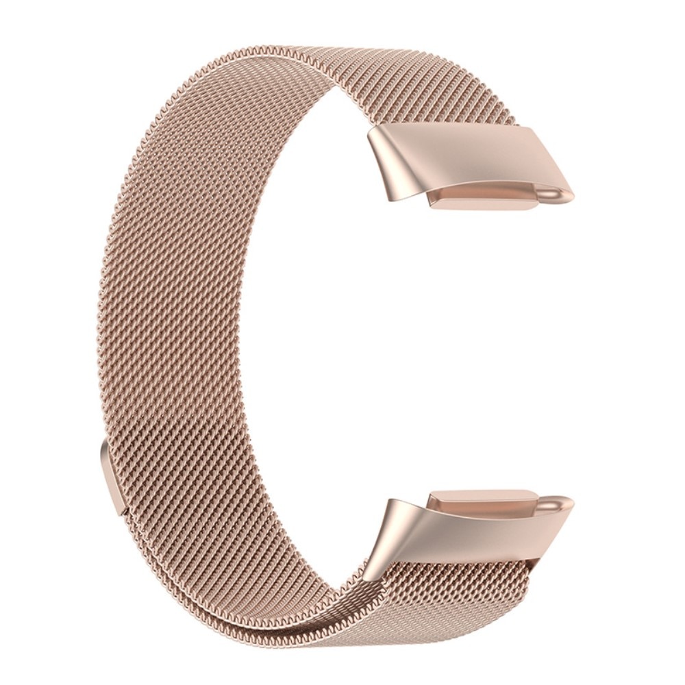 Bracelet milanais pour Fitbit Charge 6, Champagne d'or
