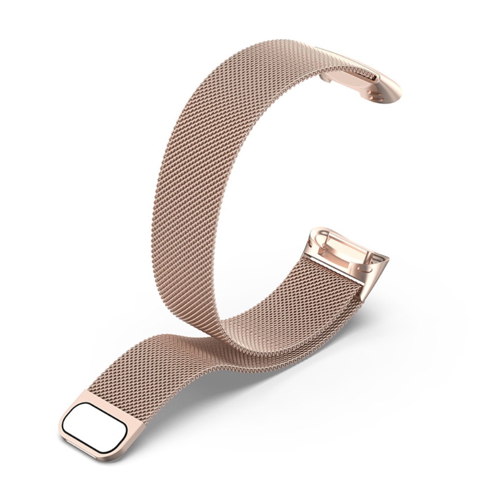 Bracelet milanais pour Fitbit Charge 6, Champagne d'or