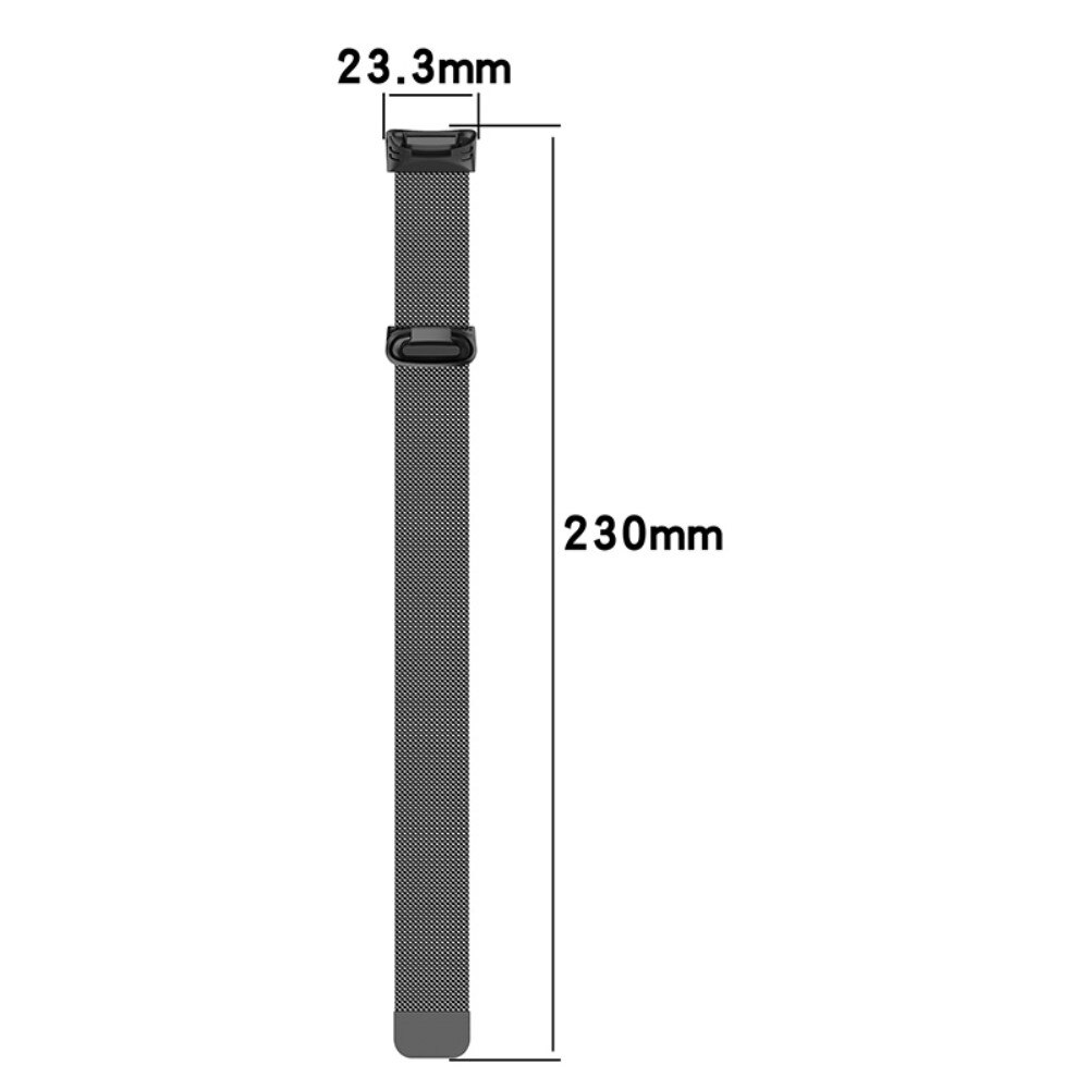 Bracelet milanais pour Fitbit Charge 6, Champagne d'or