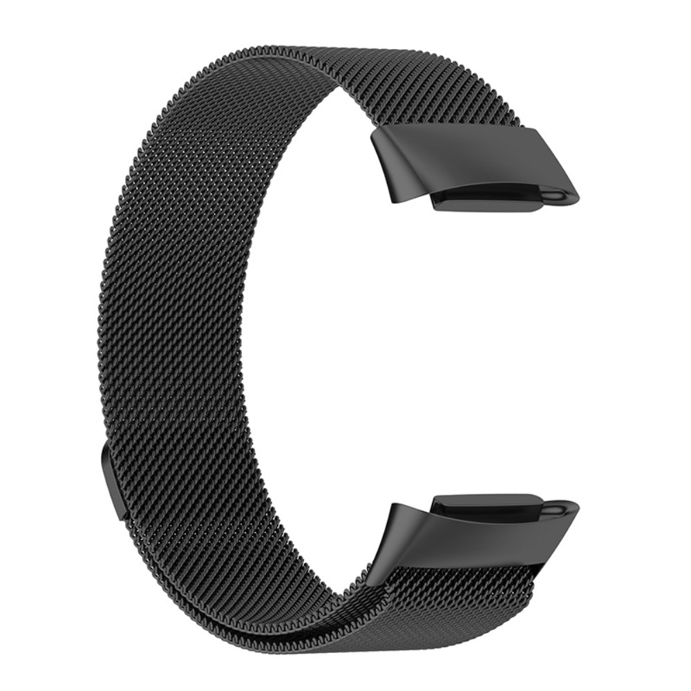 Bracelet milanais pour Fitbit Charge 6, noir