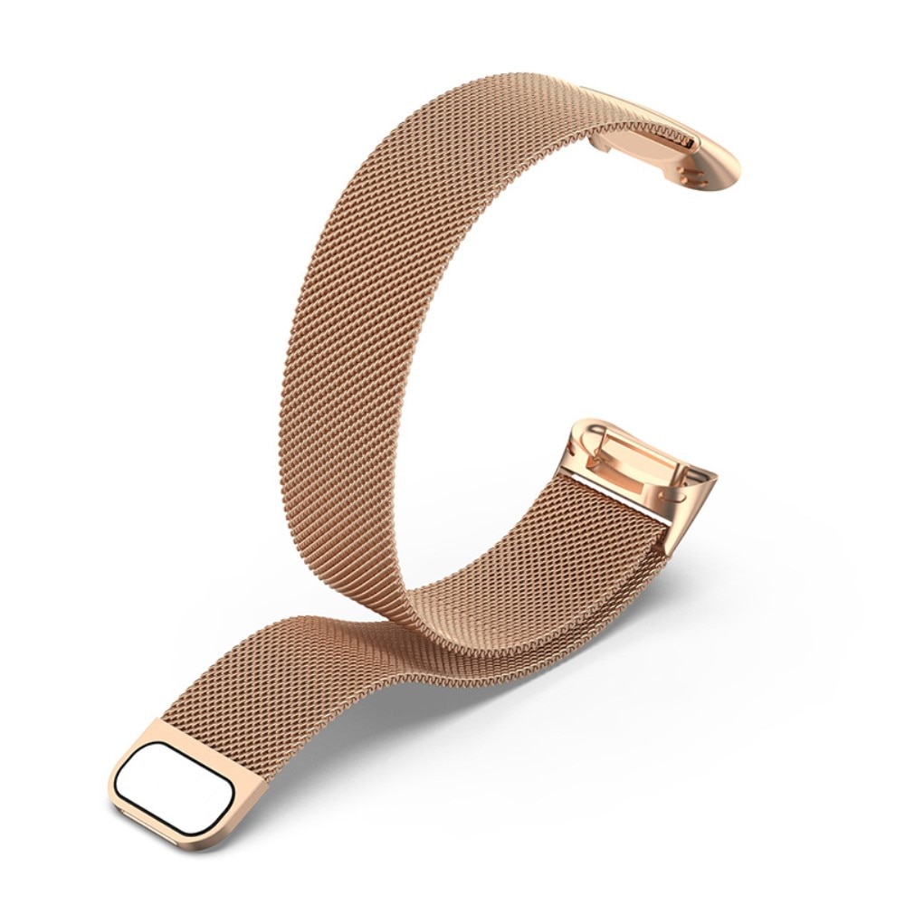 Bracelet milanais pour Fitbit Charge 6, Or rose