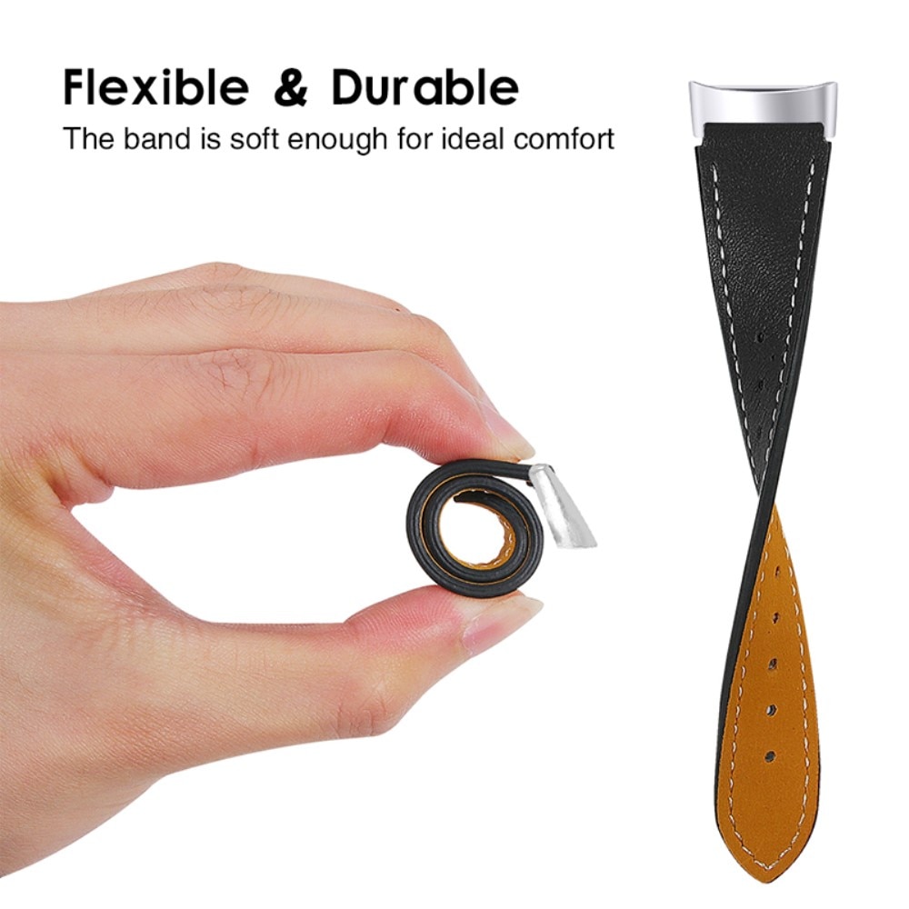 Bracelet en cuir Fitbit Charge 5 Noir