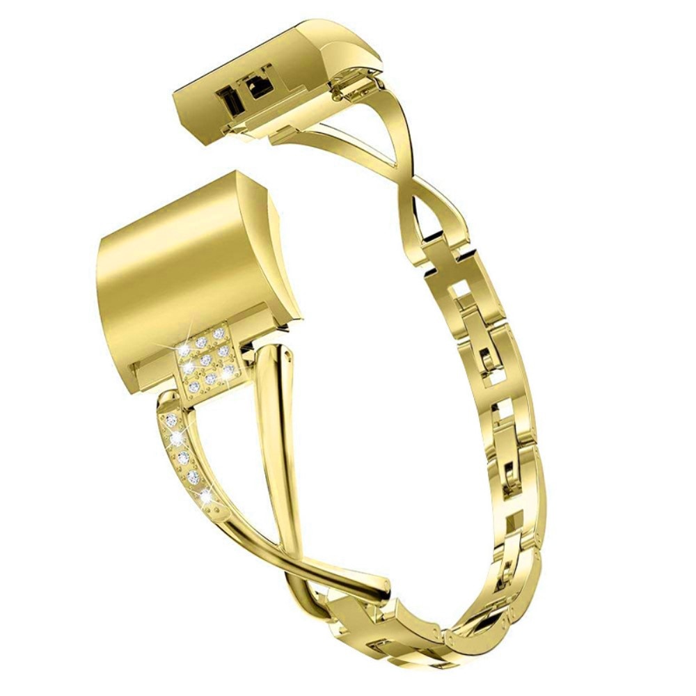 Bracelet Cristal Fitbit Charge 6 Gold