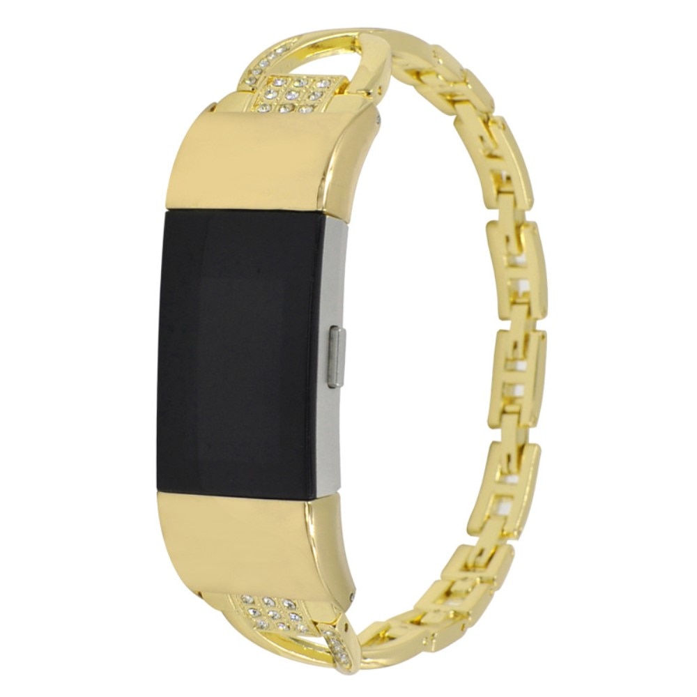 Bracelet Cristal Fitbit Charge 6 Gold