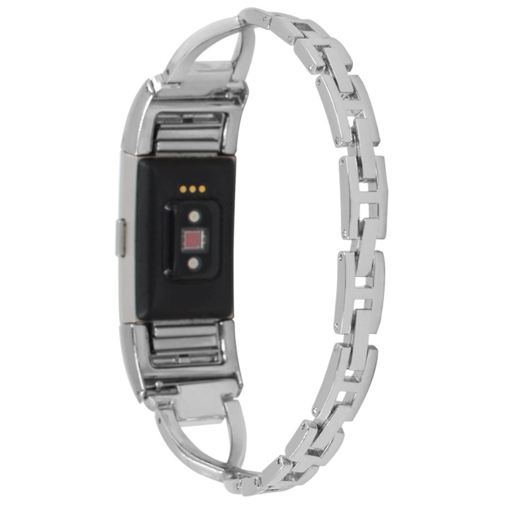 Bracelet Cristal Fitbit Charge 6 Argent