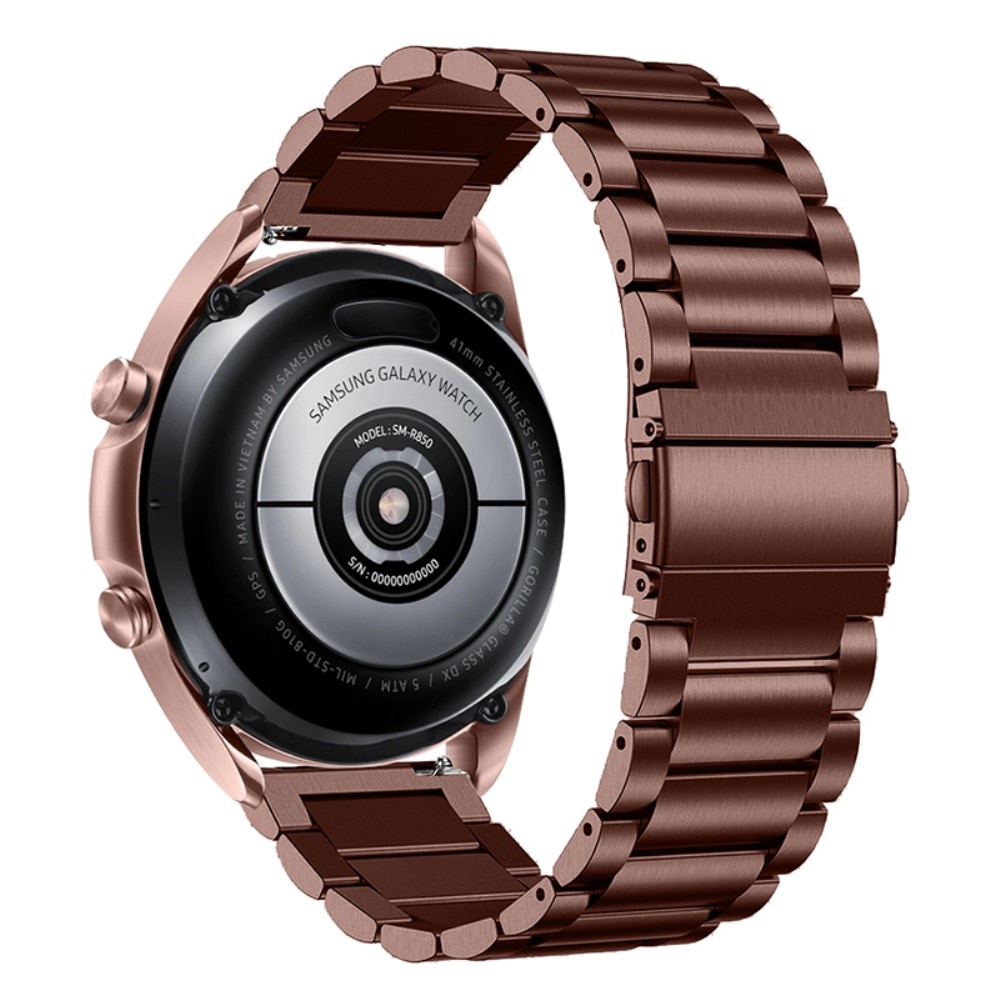 Bracelet en métal Samsung Galaxy Watch 4 44mm, Marron