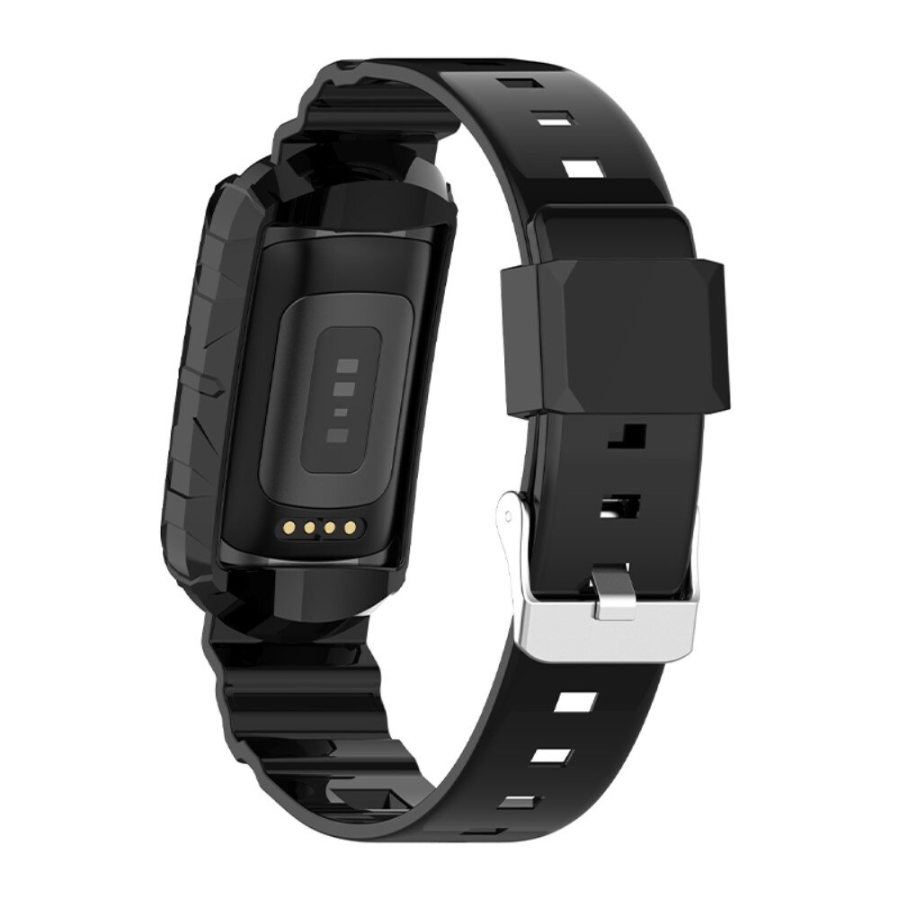 Bracelet en silicone pour Fitbit Charge 6, noir