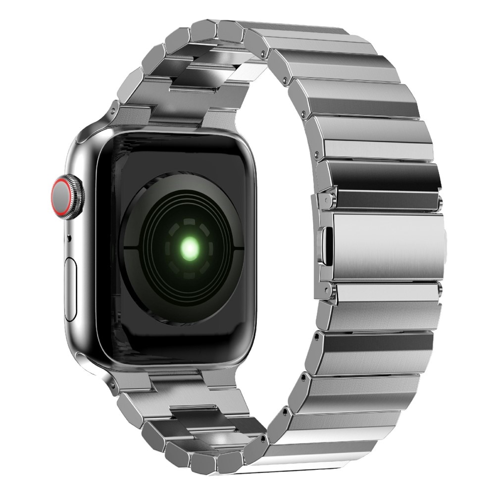 Bracelet mailllon Apple Watch 41mm Series 8, argent