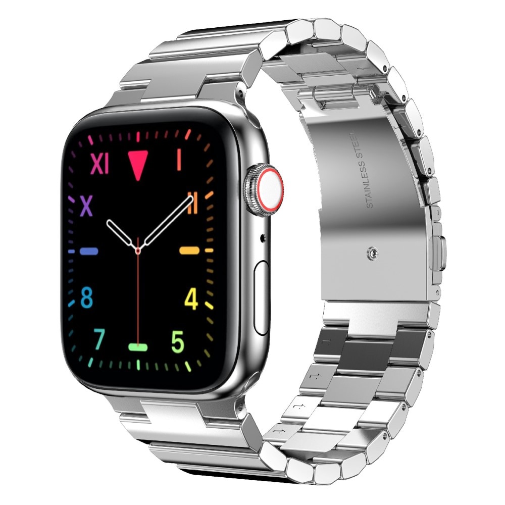 Bracelet mailllon Apple Watch 41mm Series 8, argent