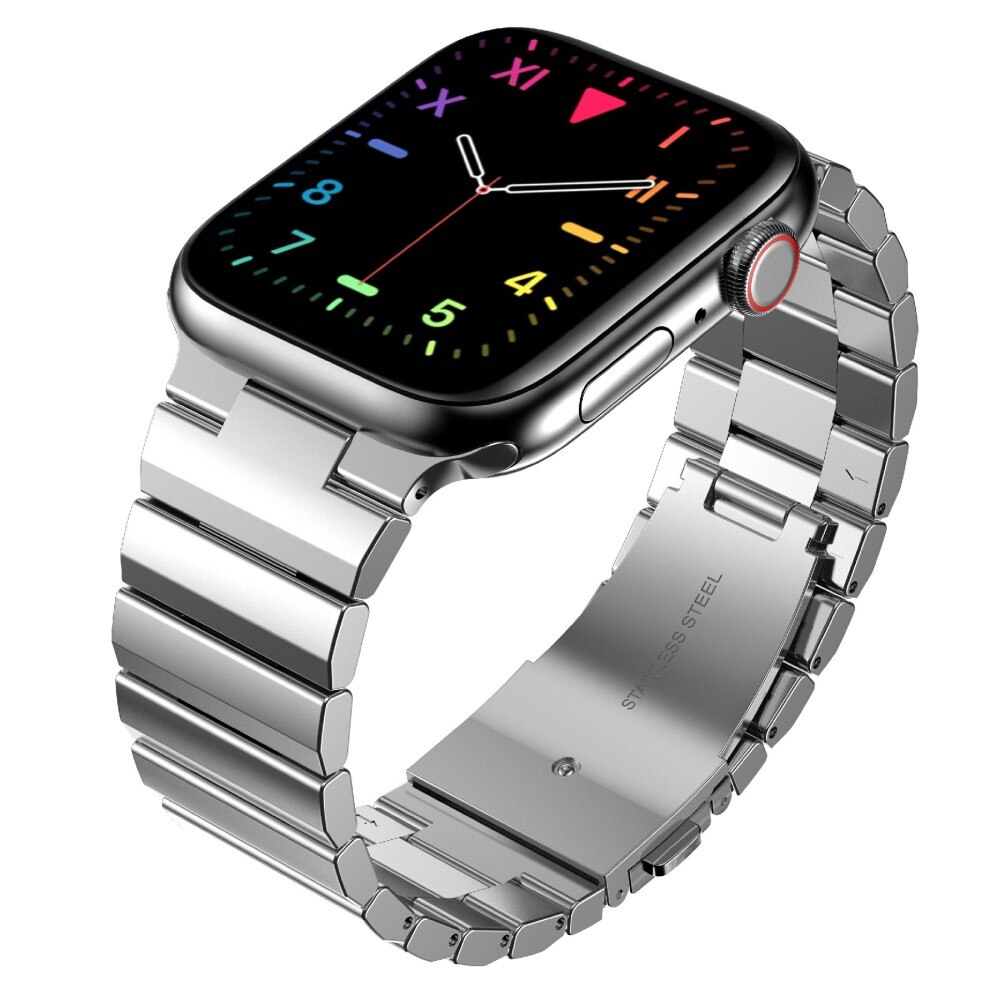 Bracelet mailllon Apple Watch 41mm Series 8, argent