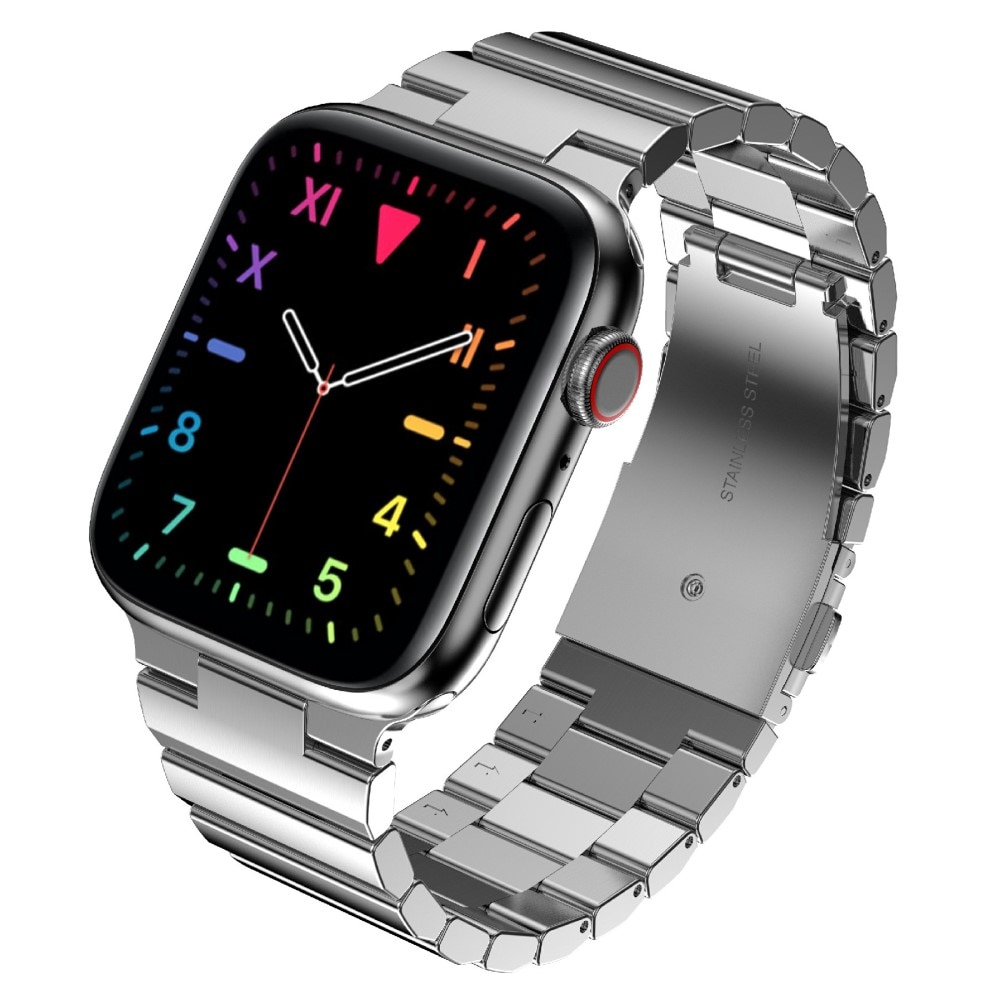 Bracelet mailllon Apple Watch 41mm Series 8, argent