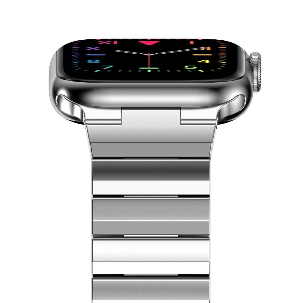 Bracelet mailllon Apple Watch 41mm Series 9, argent