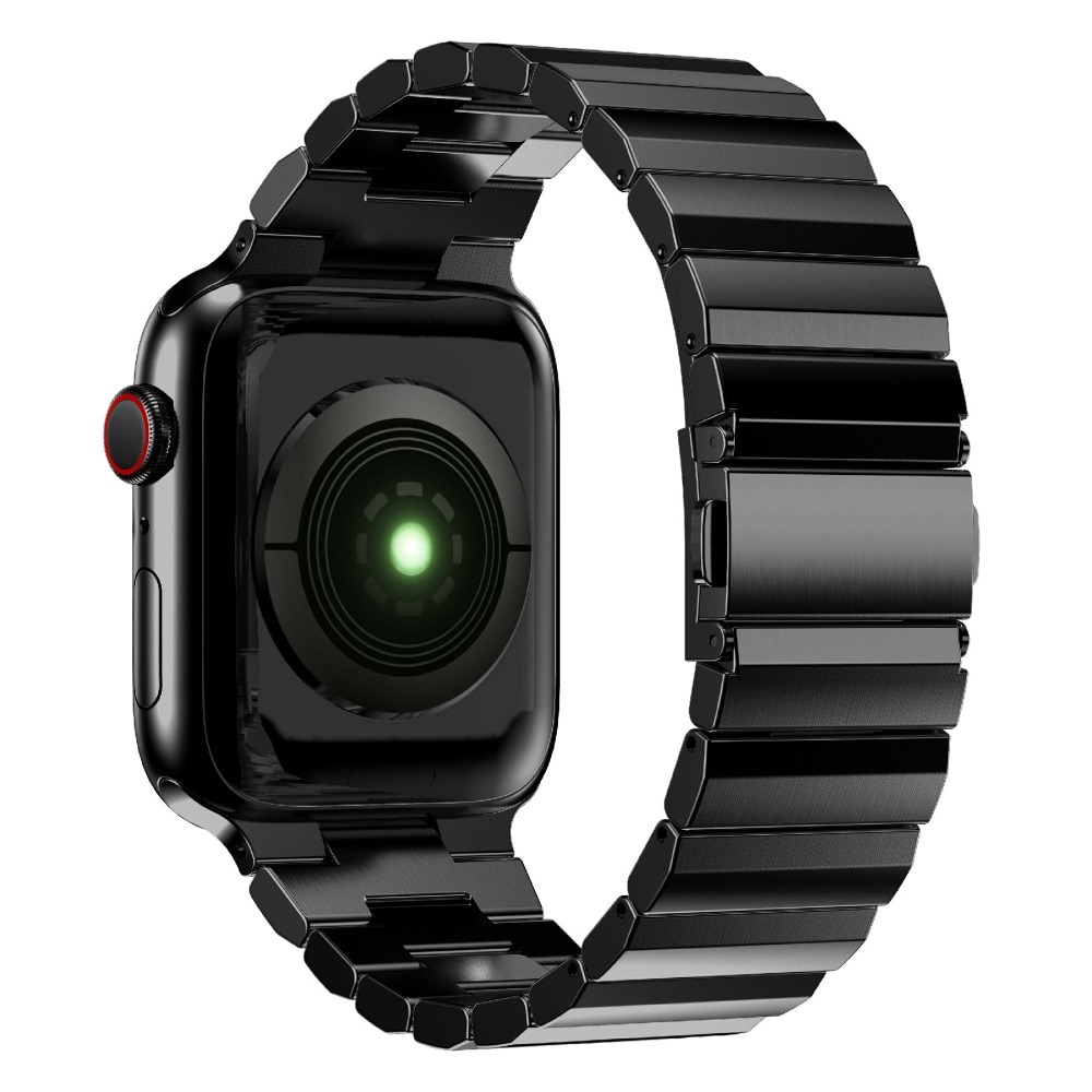 Bracelet mailllon Apple Watch 45mm Series 9, noir