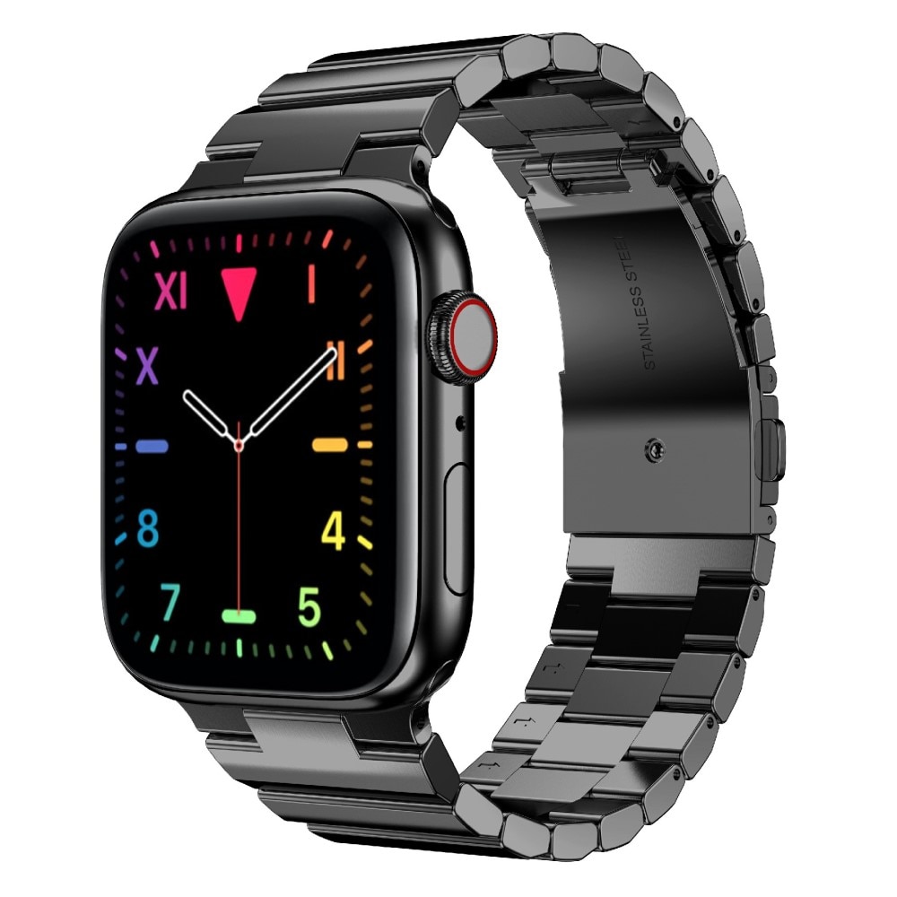 Bracelet mailllon Apple Watch Ultra 49mm, noir