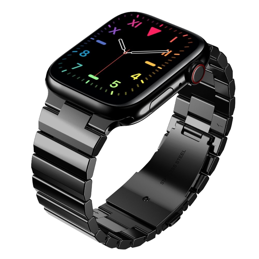 Bracelet mailllon Apple Watch 45mm Series 9, noir