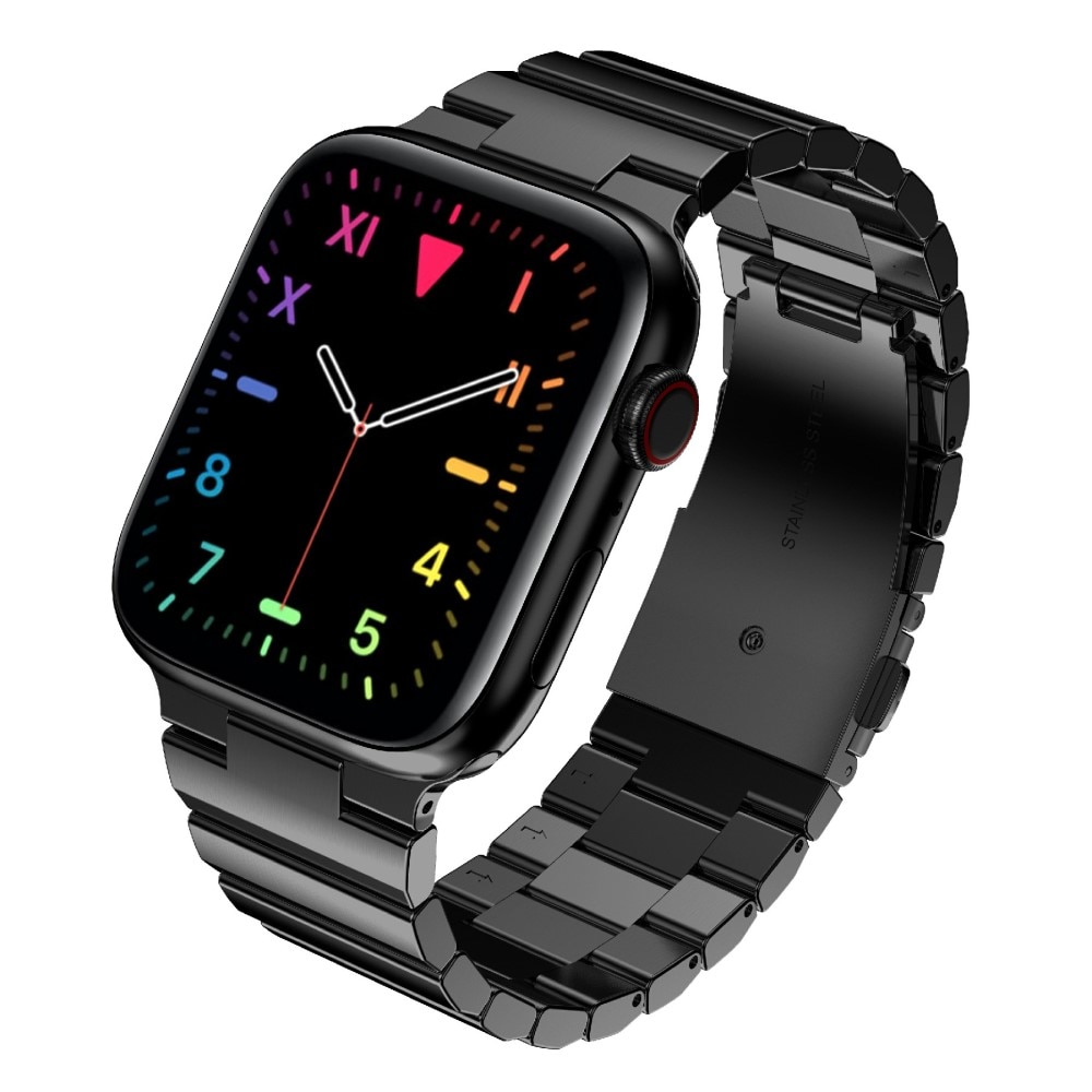 Bracelet mailllon Apple Watch 45mm Series 7, noir