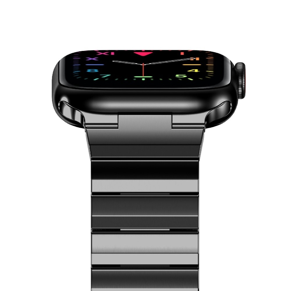 Bracelet mailllon Apple Watch 45mm Series 9, noir